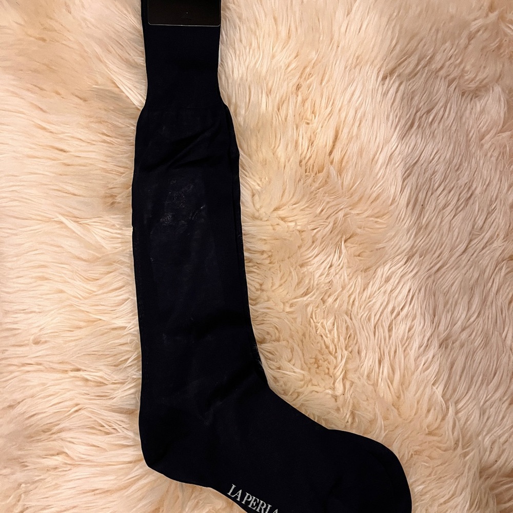 La Perla Elegant Dress Socks Black